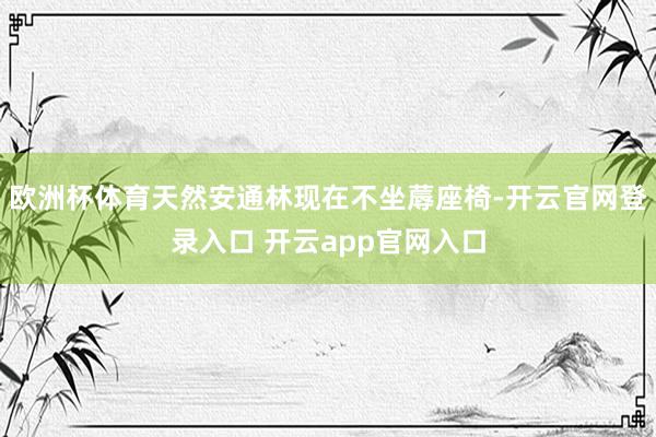 欧洲杯体育天然安通林现在不坐蓐座椅-开云官网登录入口 开云app官网入口